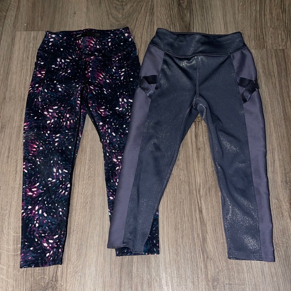 2 Pack of Girls Athletic Pants- Stretchy, Sporty Pants